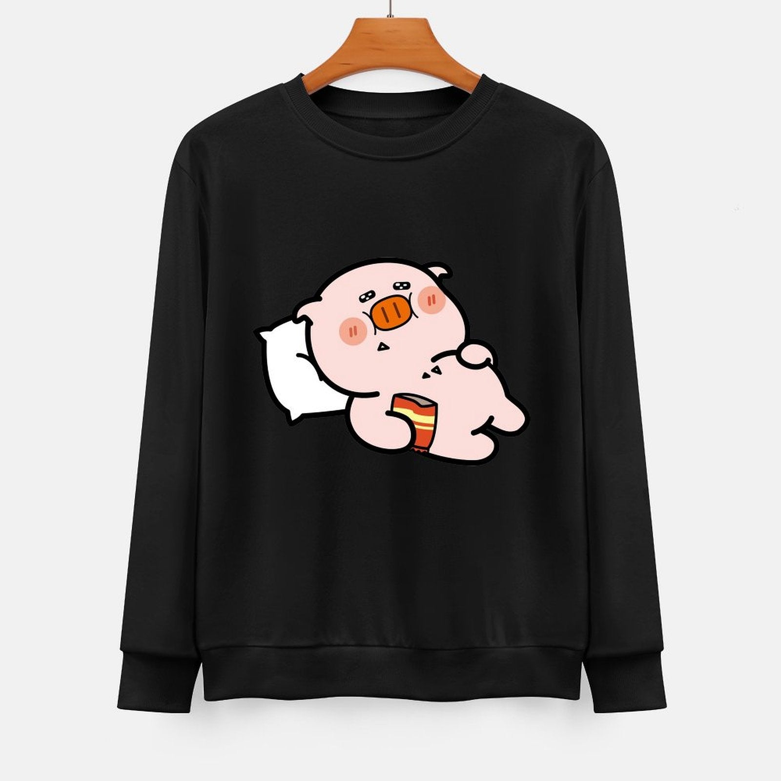 Front Patterned Long Sleeve TopWrinkle-Free SmoothWear